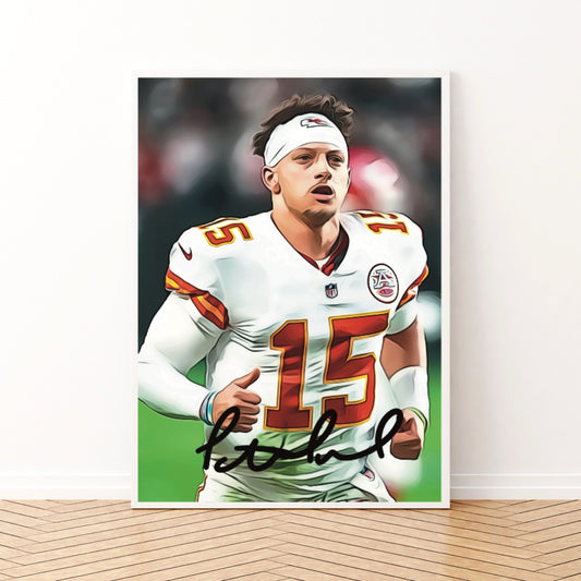 Patrick Mahomes Kansas City Chiefs Autografo Signature Series NFL SUPERBOWL