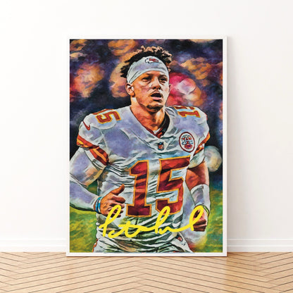 Patrick Mahomes Kansas City Chiefs Autografo Signature Series NFL SUPERBOWL