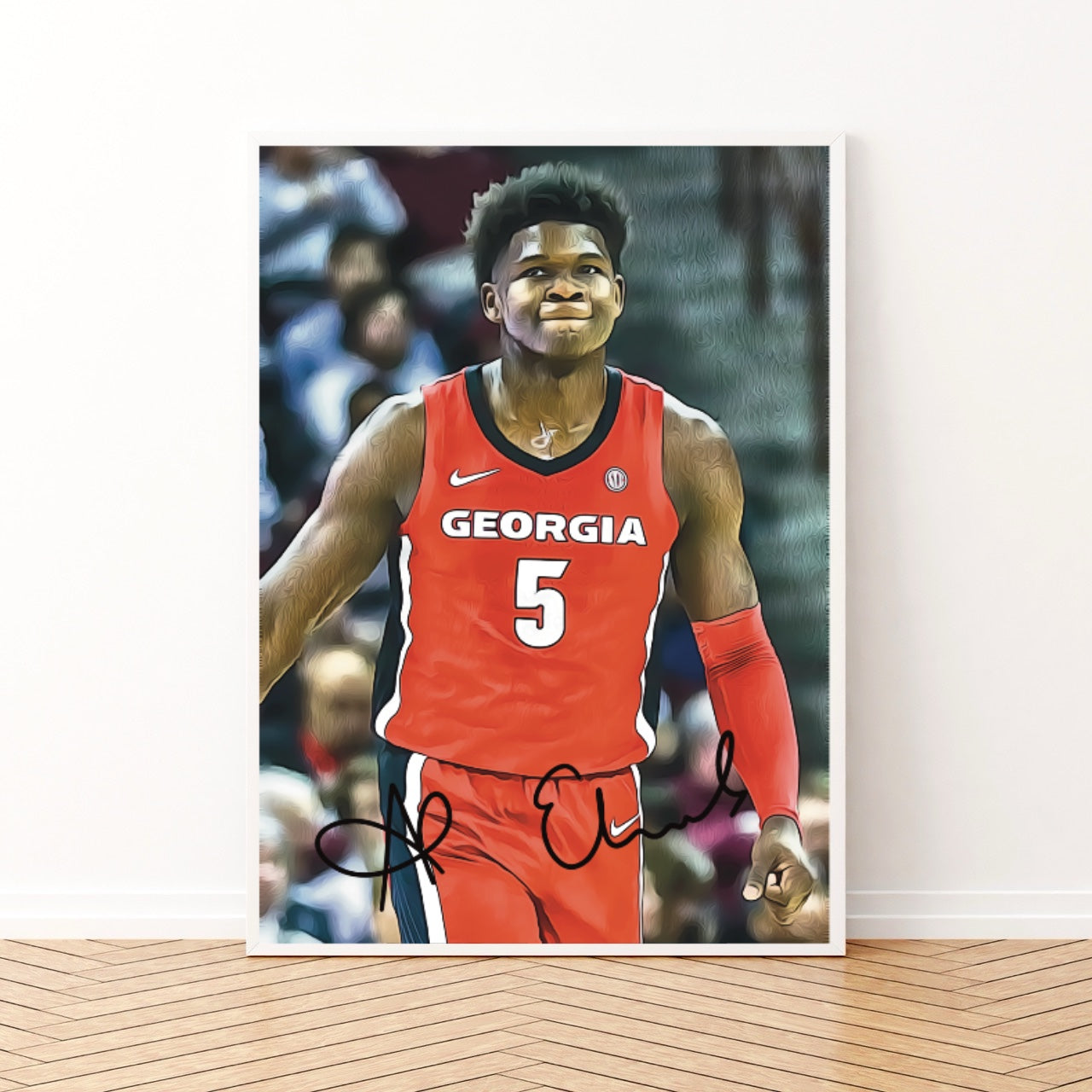 Anthony Edwards Georgia Bulldogs Autografo Signature Series NCAA