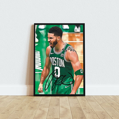 Jayson Tatum Boston Celtics Autografo Signature Series Icon NBA FINALS 2024