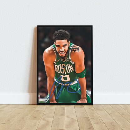 Jayson Tatum Boston Celtics Autografo Signature Iconic Series Icon NBA FINALS 2024