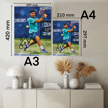 Roger Federer US Open Signature Series Tennis Open Edition