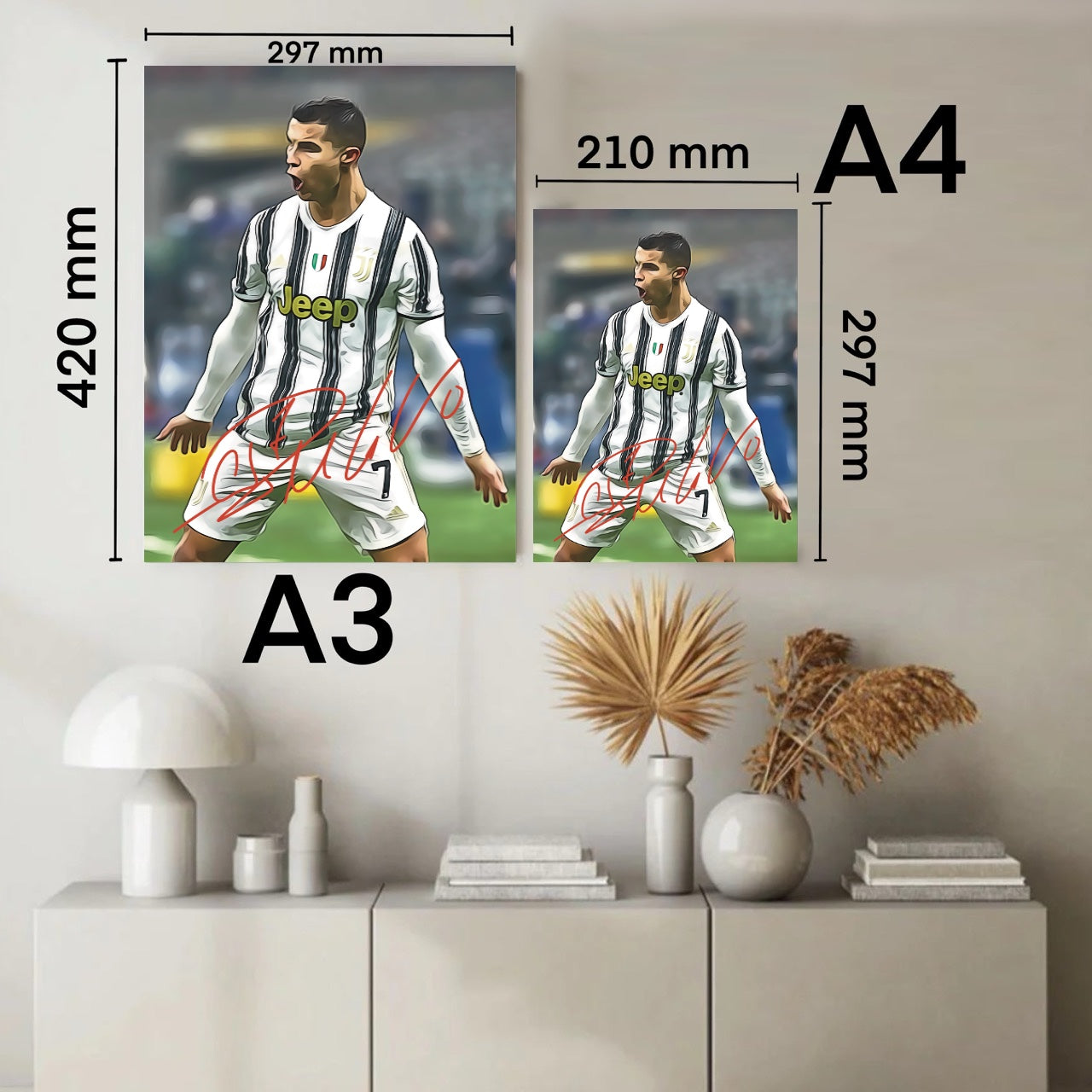 Cristiano Ronaldo CR7 JUVENTUS Autografo Signature Series