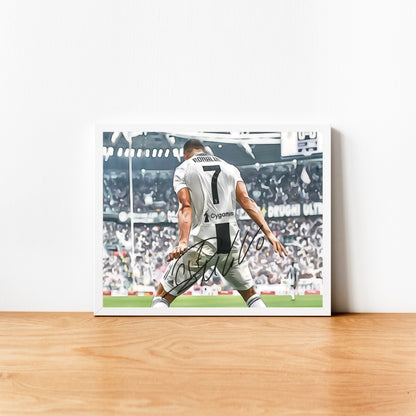 Cristiano Ronaldo CR7 JUVENTUS Autografo Signature Series Serie A