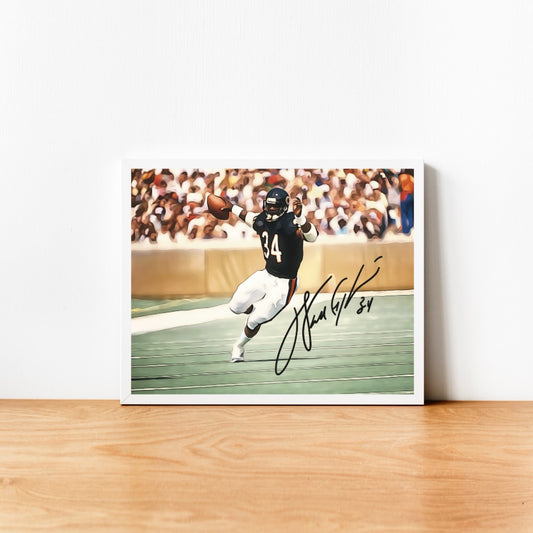 Walter Payton Chicago Bears Hall Of Fame NFC Autografo Signature ICON Series NFL