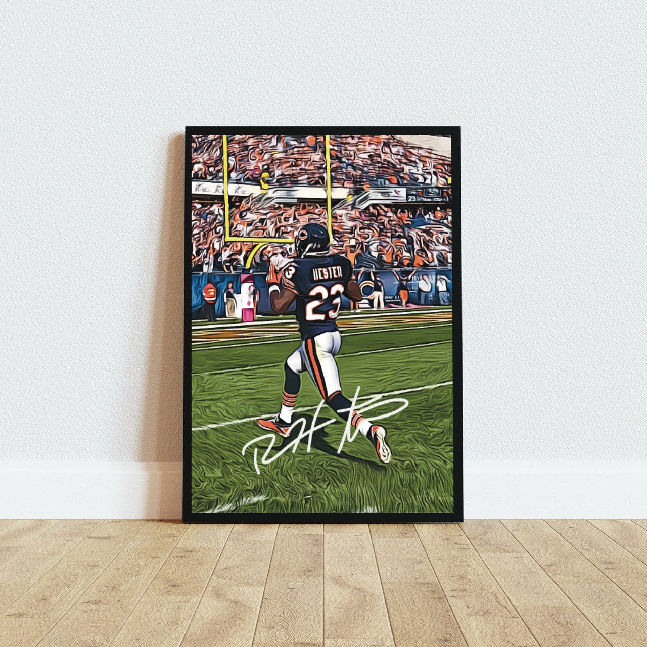 Devin Hester Chicago Bears Hall Of Fame NFC Autografo Signature Series NFL