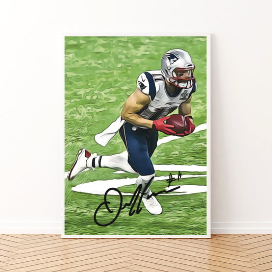 Julian Edelman New England Patriots Autografo Signature Series NFL