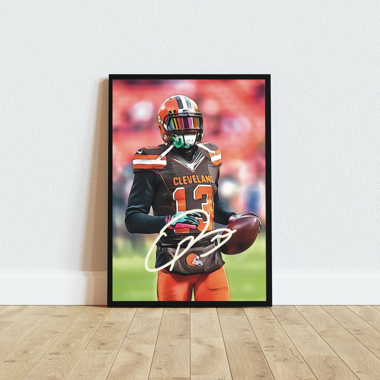 Odell Beckham Cleveland Browns Autografo Signature Series NFL