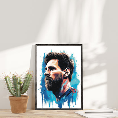 Lionel Messi Barça Stampa Grafica