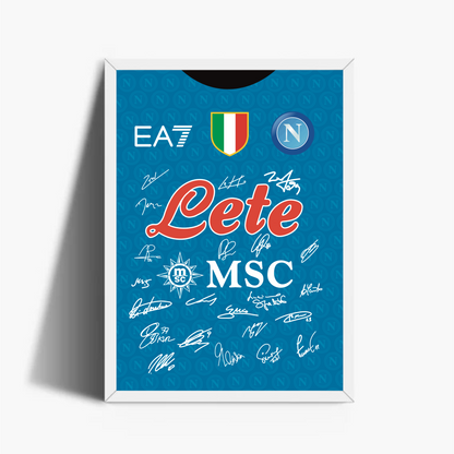 Napoli Campione D’Italia 2023 Signature Jersey poster