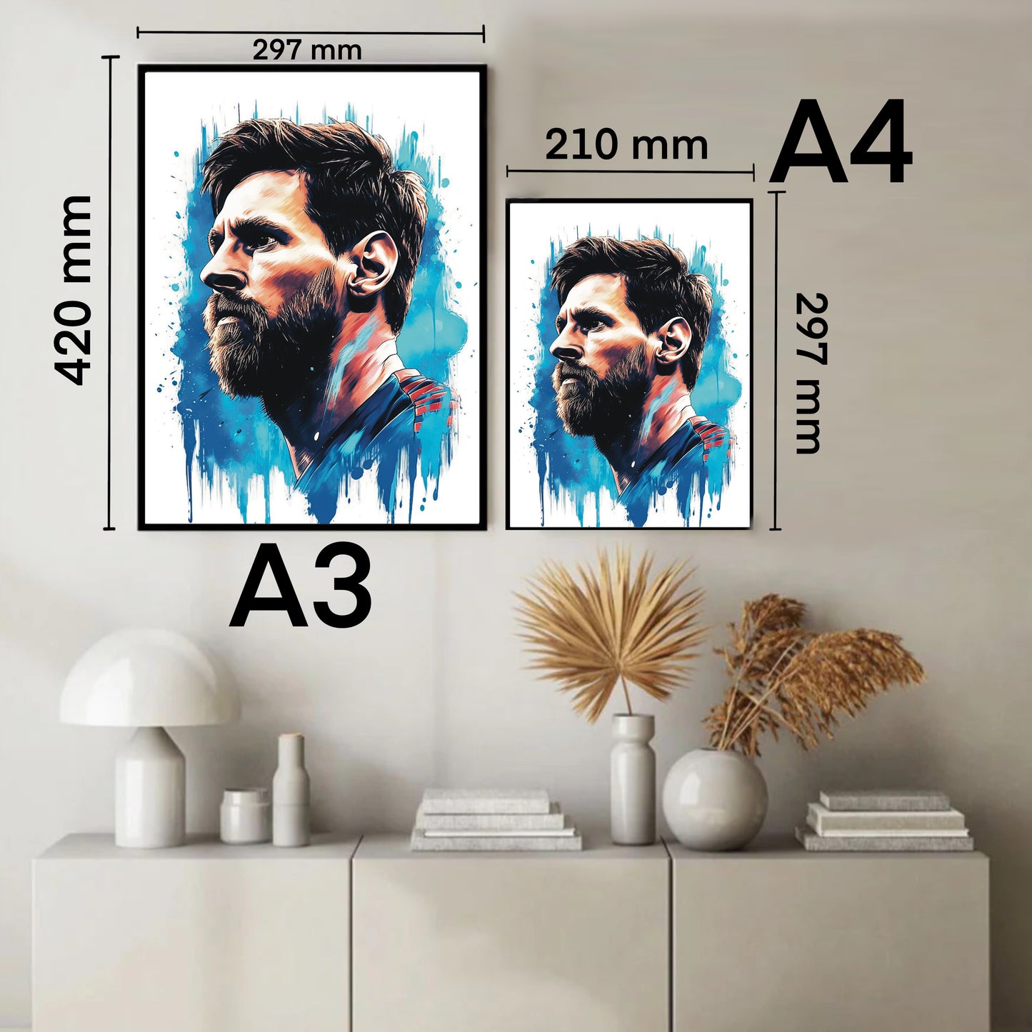 Lionel Messi Barça Stampa Grafica