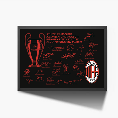 A.C.Milan Champions League 2007 Athens Signature