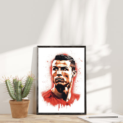 Cristiano Ronaldo Portogallo CR7 Stampa Grafica