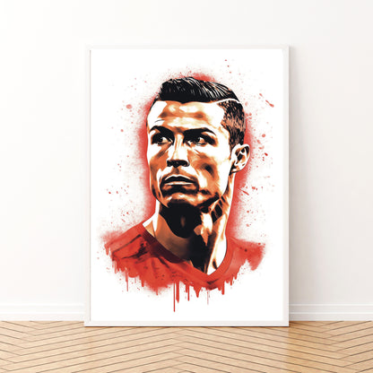 Cristiano Ronaldo Portogallo CR7 Stampa Grafica