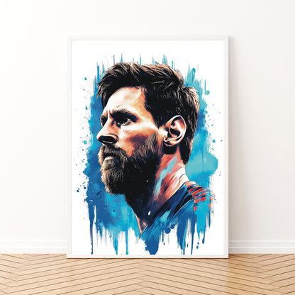 Lionel Messi Barça Stampa Grafica