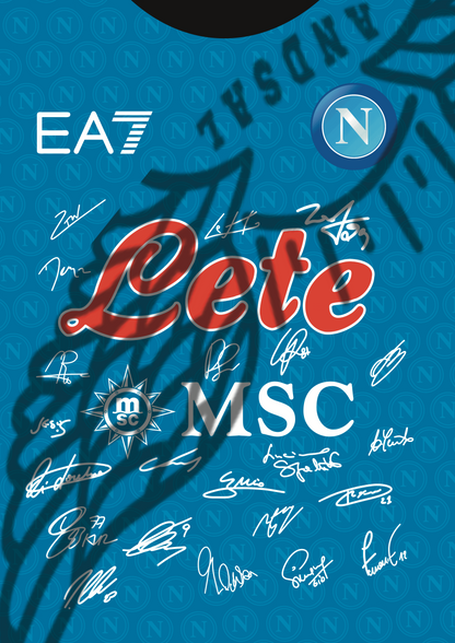 Napoli Campione D’Italia 2023 Signature Jersey poster