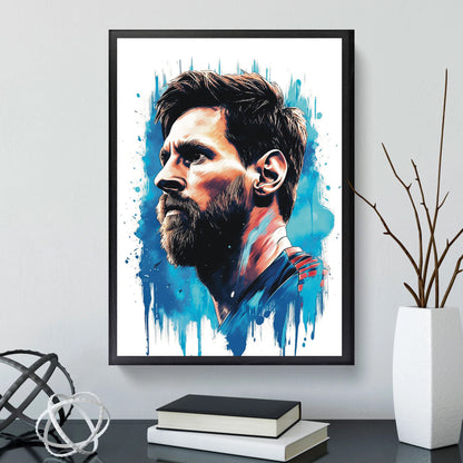 Lionel Messi Barça Stampa Grafica