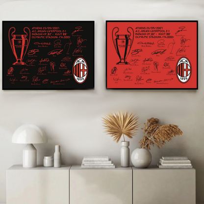 A.C.Milan Champions League 2007 Athens Signature