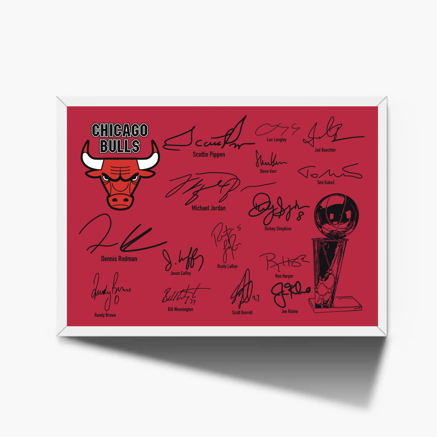 CHICAGO BULLS 1998 NBA CHAMPIONS Signature TEAM