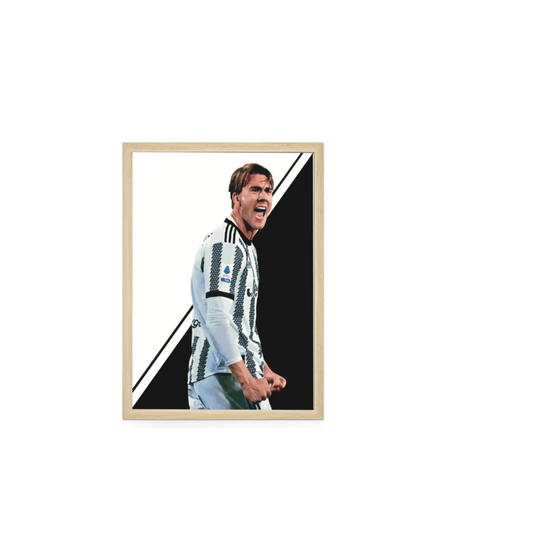 Vlahovic Juventus Stampa Grafica